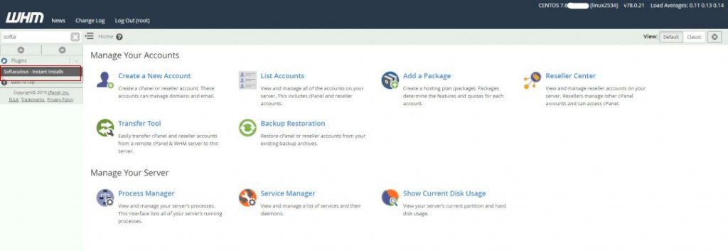 Tích hợp Softaculous vào hosting cPanel