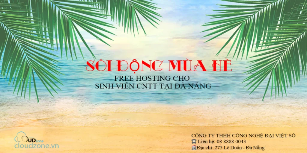 Đăng ký hosting miễn phí ưu đãi cho sinh viên CNTT tại Đà Nẵng