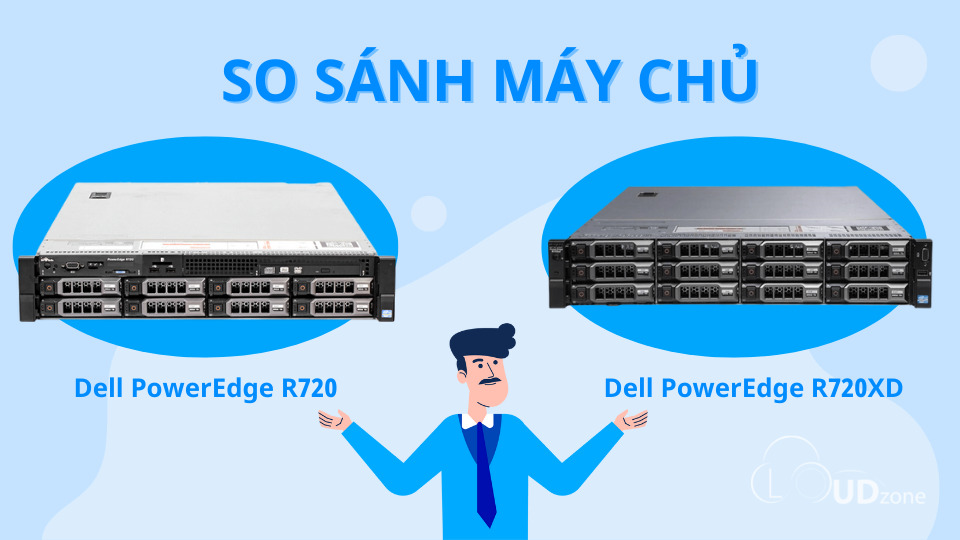 SO SÁNH MÁY CHỦ DELL R720 VÀ DELL R720XD