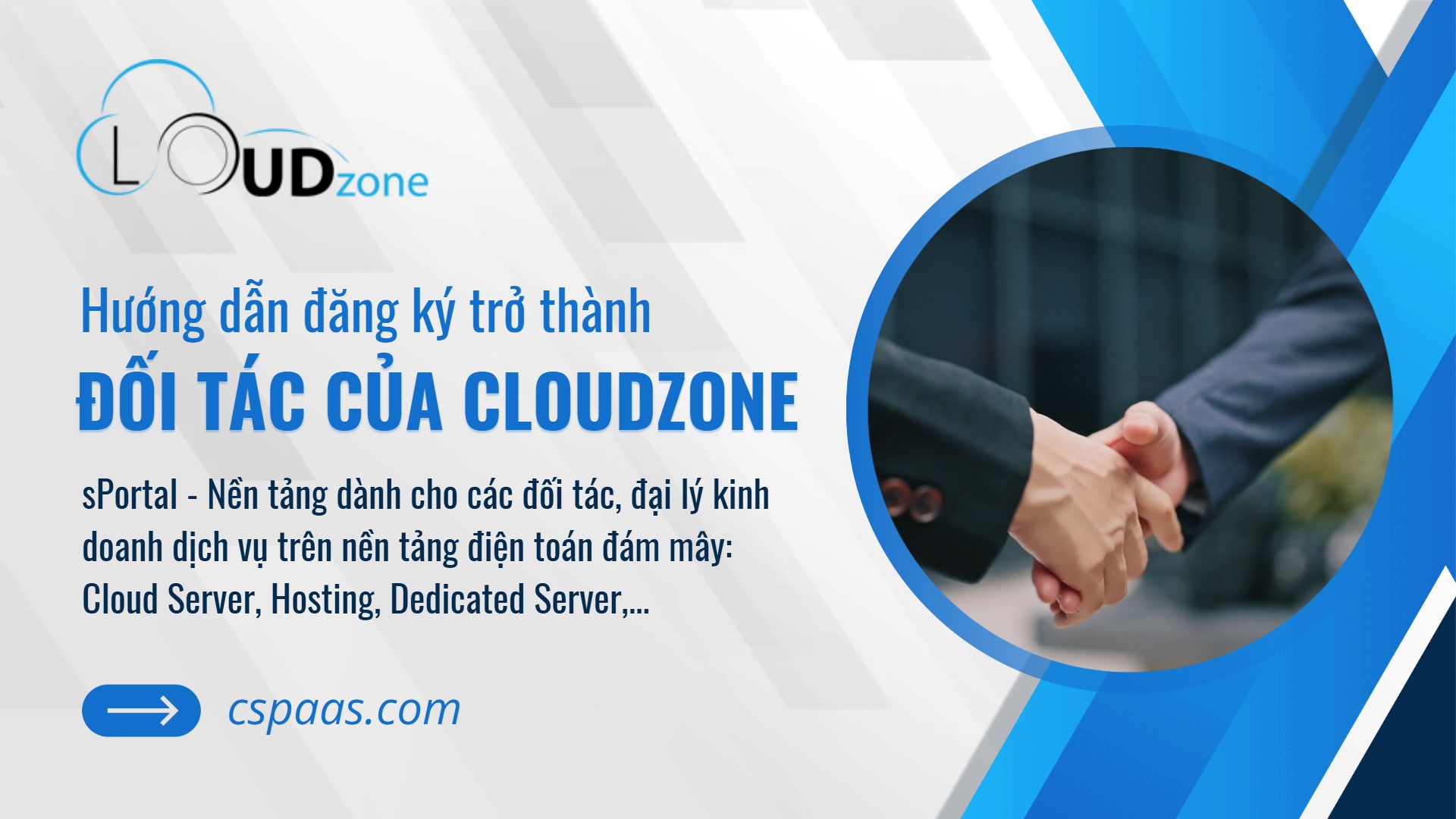 Hướng dẫn đăng ký trở thành đối tác của Cloudzone