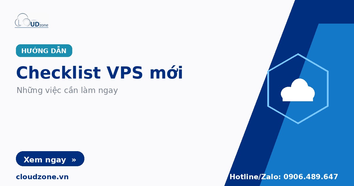 Những việc cần làm ngay sau khi nhận VPS mới