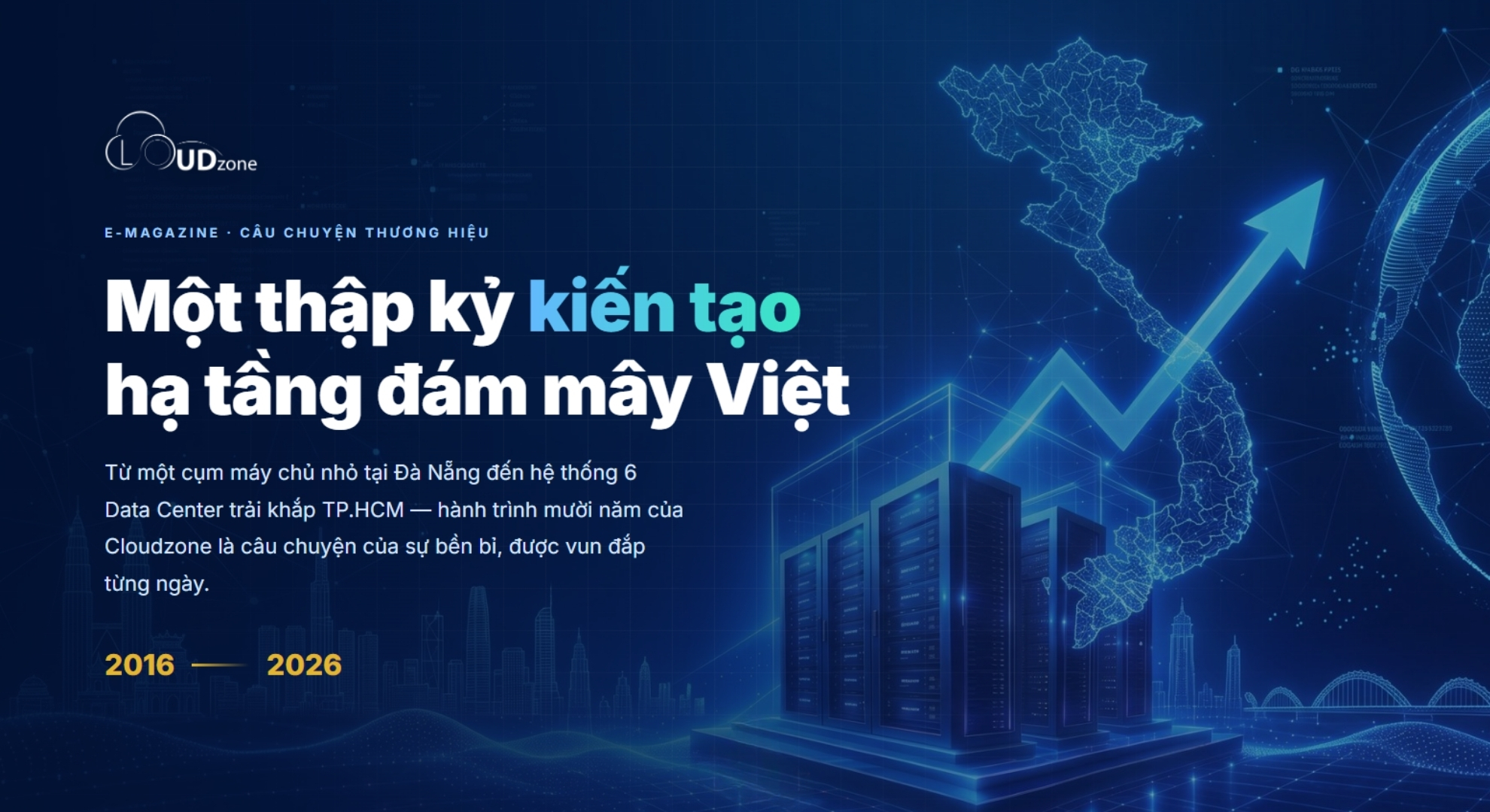 Cloudzone - Một thập kỷ kiến tạo hạ tầng đám mây Việt
